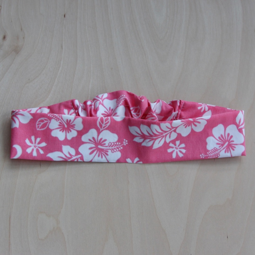 hawaiian floral print headband